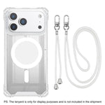 XDcase 4코너 홀 충격 방지 자석 휴대폰 케이스, 스트랩 미포함, 아이폰 17 프로 맥스용, 아이폰 17 프로용
