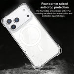 XDcase 4코너 홀 충격 방지 자석 휴대폰 케이스, 스트랩 미포함, 아이폰 17 프로 맥스용, 아이폰 17 프로용