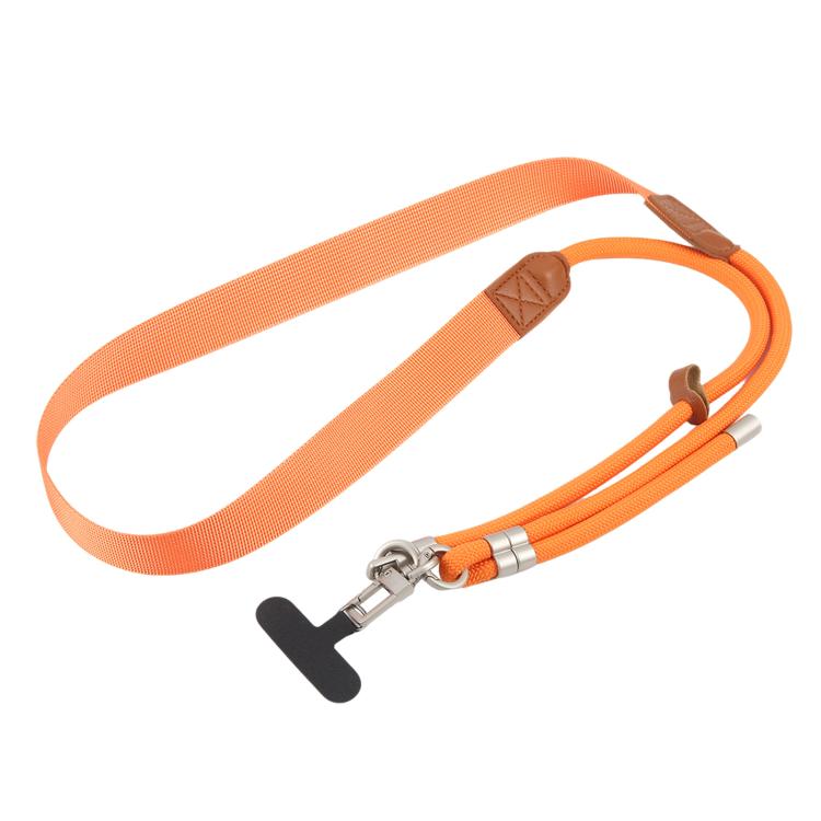 폴리에스터 로프 연결 조절 가능한 크로스바디 휴대폰 목걸이
