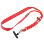폴리에스터 로프 연결 조절 가능한 크로스바디 휴대폰 목걸이