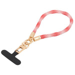 Gold-Tone Buckle Short Phone Lanyard Wrist Strap