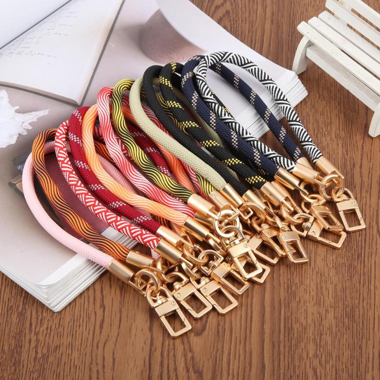 Gold-Tone Buckle Short Phone Lanyard Wrist Strap