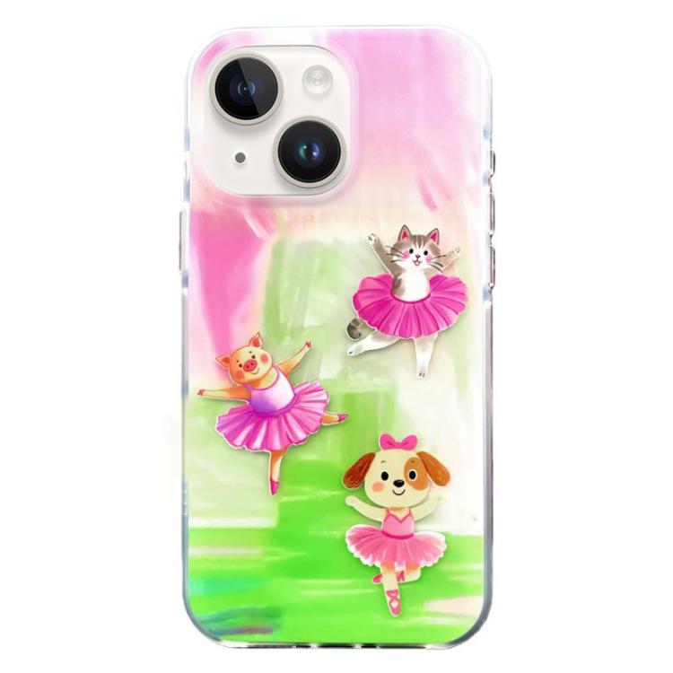 Rounded Edge IMD Pattern TPU Phone Case, For iPhone 13 Pro Max, For iPhone 13 Pro, For iPhone 13