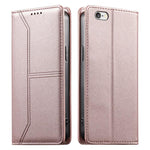스티치 라인 자석 RFID 비건 가죽 폰 케이스, iPhone X / XS용, iPhone XR용, iPhone XS Max용, iPhone 8 Plus / 7 Plus용
