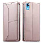 스티치 라인 자석 RFID 비건 가죽 폰 케이스, iPhone X / XS용, iPhone XR용, iPhone XS Max용, iPhone 8 Plus / 7 Plus용