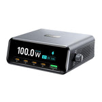 WXL-60D 2.3인치 스마트 디스플레이 GaN 고출력 데스크탑 충전 스테이션, WXL-60D