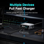 WXL-60D 2.3인치 스마트 디스플레이 GaN 고출력 데스크탑 충전 스테이션, WXL-60D
