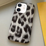 Leopard Print Leather-Textured PU Phone Case, For iPhone 13 Pro, For iPhone 13, For iPhone 12, For iPhone 12 Pro Max, For iPhone 12 Pro, For iPhone 11 Pro Max, For iPhone 11, For iPhone 11 Pro