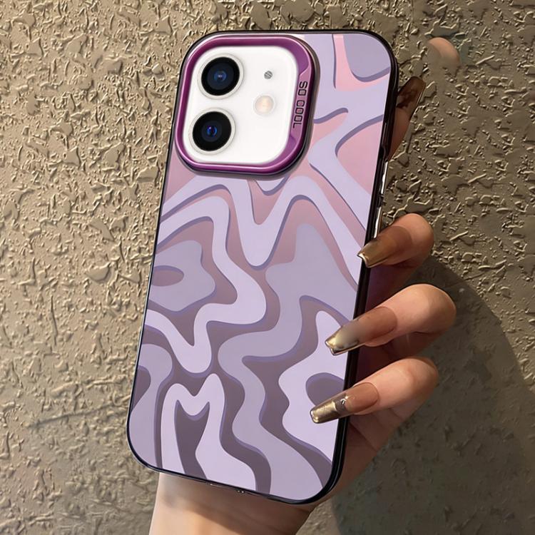 물결 무늬 패턴 무광 IMD 2-in-1 PC 폰 케이스, iPhone 11용, iPhone 11 Pro용, iPhone X / XS용, iPhone XR용, iPhone XS Max용, iPhone 8 Plus / 7 Plus용