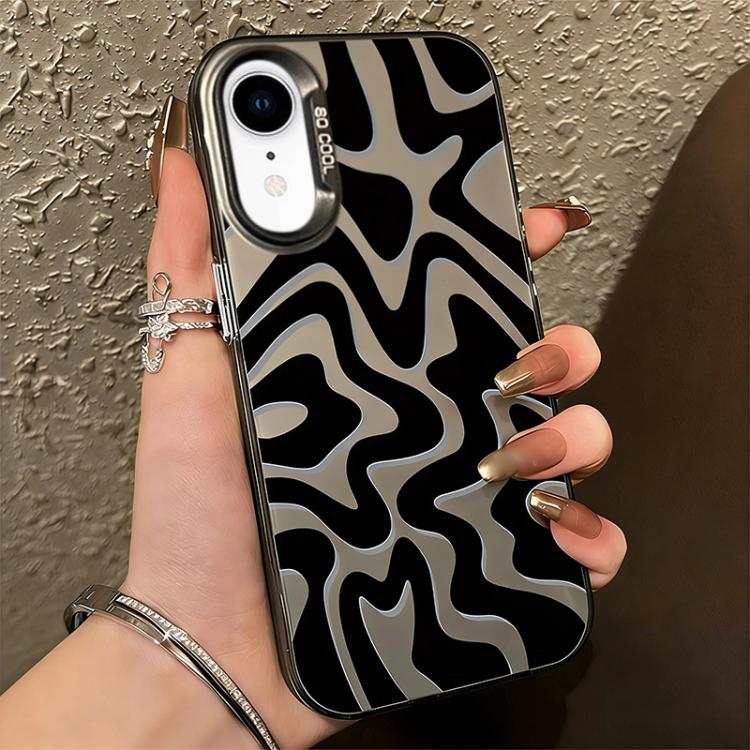 물결 무늬 패턴 무광 IMD 2-in-1 PC 폰 케이스, iPhone 11용, iPhone 11 Pro용, iPhone X / XS용, iPhone XR용, iPhone XS Max용, iPhone 8 Plus / 7 Plus용