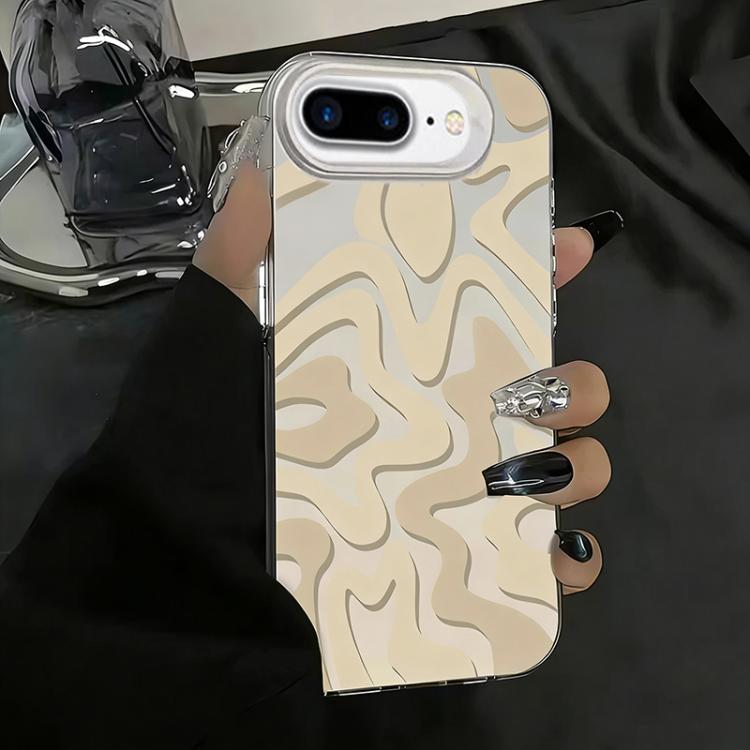 물결 무늬 패턴 무광 IMD 2-in-1 PC 폰 케이스, iPhone 11용, iPhone 11 Pro용, iPhone X / XS용, iPhone XR용, iPhone XS Max용, iPhone 8 Plus / 7 Plus용