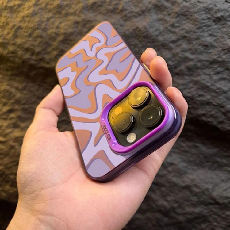 물결 무늬 패턴 무광 IMD 2-in-1 PC 폰 케이스, iPhone 11용, iPhone 11 Pro용, iPhone X / XS용, iPhone XR용, iPhone XS Max용, iPhone 8 Plus / 7 Plus용