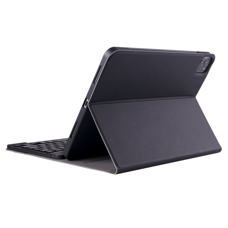 iPad Air 11 2024 / 2025 / Air 4 10.9인치 2020용 TPU 분리형 초슬림 블루투스 키보드 보호 케이스, 스탠드 및 펜 슬롯 포함, A098B
