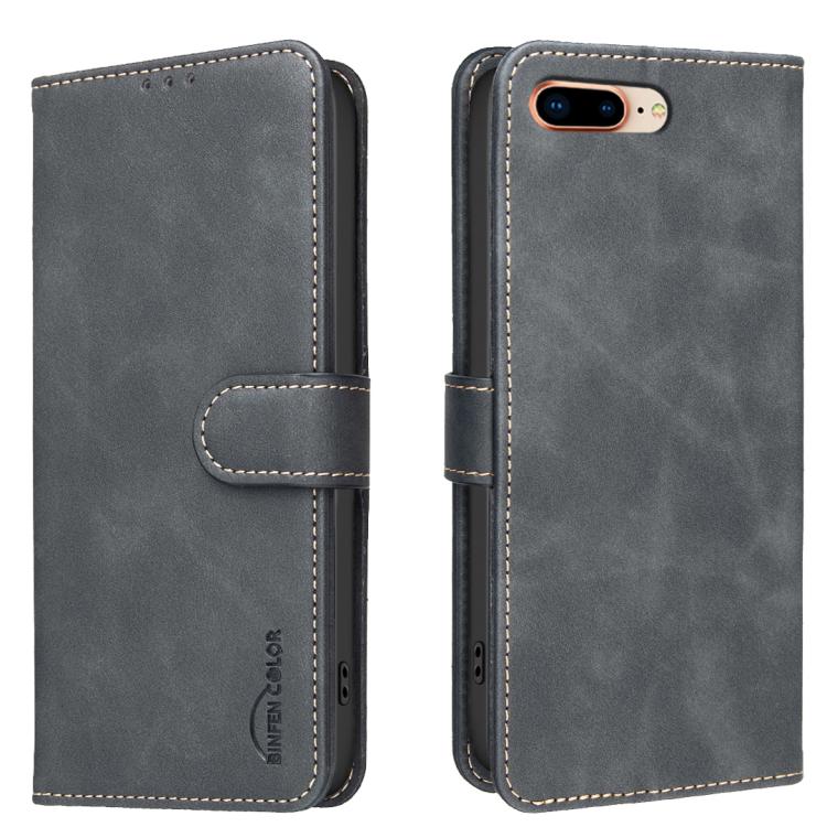 단색 송아지 가죽 질감 RFID 비건 가죽 휴대폰 케이스, iPhone XS Max용, iPhone 6 Plus/7 Plus/8 Plus용, iPhone 6 / 7 / 8용
