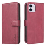 단색 송아지 가죽 질감 RFID 비건 가죽 휴대폰 케이스, iPhone XS Max용, iPhone 6 Plus/7 Plus/8 Plus용, iPhone 6 / 7 / 8용