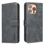 단색 송아지 가죽 질감 RFID 비건 가죽 휴대폰 케이스, iPhone XS Max용, iPhone 6 Plus/7 Plus/8 Plus용, iPhone 6 / 7 / 8용