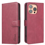 단색 송아지 가죽 질감 RFID 비건 가죽 휴대폰 케이스, iPhone XS Max용, iPhone 6 Plus/7 Plus/8 Plus용, iPhone 6 / 7 / 8용