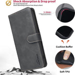 단색 송아지 가죽 질감 RFID 비건 가죽 휴대폰 케이스, iPhone XS Max용, iPhone 6 Plus/7 Plus/8 Plus용, iPhone 6 / 7 / 8용