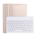 iPad Air 11 2024 / 2025 / Air 4 10.9인치 2020용 분리형 초슬림 백라이트 블루투스 키보드 보호 케이스, 스탠드 및 펜 슬롯 포함, A098BS
