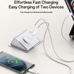 Yesido PD45W USB 및 타입-C 듀얼 인터페이스 고속 충전기 세트, EU 플러그, UK 플러그, US 플러그