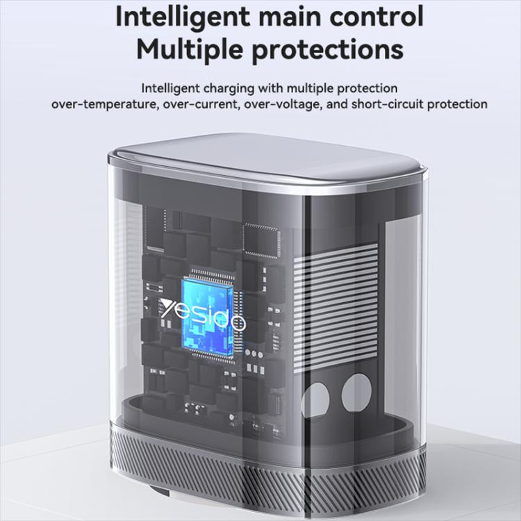 Yesido PD45W USB 및 타입-C 듀얼 인터페이스 고속 충전기 세트, EU 플러그, UK 플러그, US 플러그