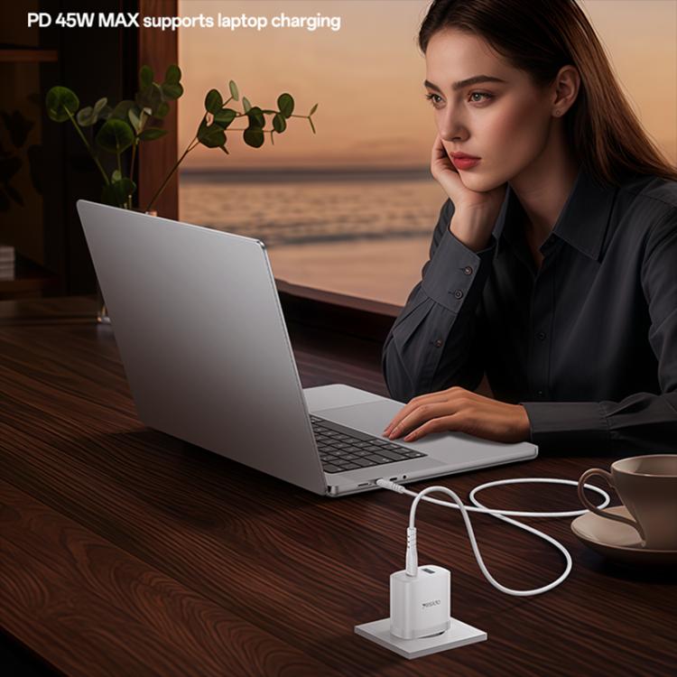 Yesido PD45W USB 및 타입-C 듀얼 인터페이스 고속 충전기 세트, EU 플러그, UK 플러그, US 플러그