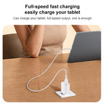 Yesido 18W USB 단일 인터페이스 충전기 세트 USB to 타입-C 케이블 포함, EU 플러그, UK 플러그, US 플러그