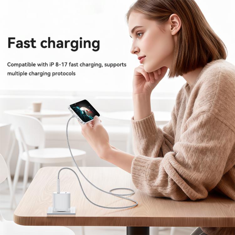 Yesido YC107 PD35W USB-C / 타입-C 단일 포트 고속 충전기 세트 타입-C to 타입-C 케이블 포함, YC107