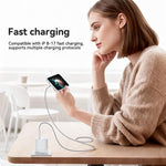 Yesido YC153 PD35W USB-C / 타입-C 단일 포트 고속 충전기 세트 타입-C to 타입-C 케이블 포함, YC153