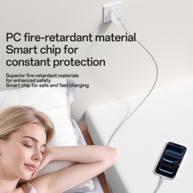 Yesido YC153 PD35W USB-C / 타입-C 단일 포트 고속 충전기 세트 타입-C to 타입-C 케이블 포함, YC153