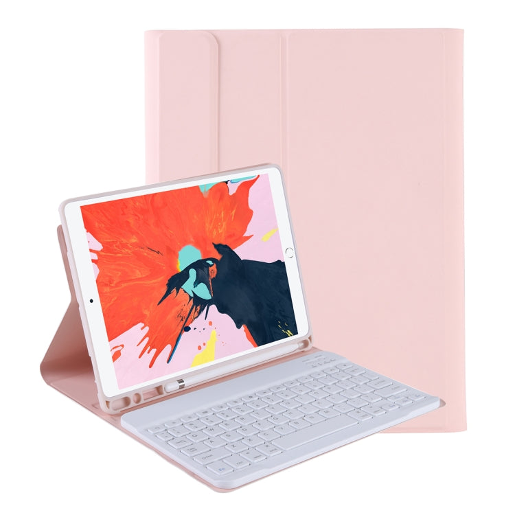 iPad Air 11 2024 / 2025 / Air 4 10.9인치 2020용 통합 초슬림 캔디 컬러 블루투스 키보드 보호 케이스, 스탠드 및 펜 슬롯 포함, T098B