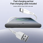 Yesido YC150 12W 2.4A USB 듀얼 포트 충전기 세트 1m USB to Type-C 데이터 케이블 포함, YC150