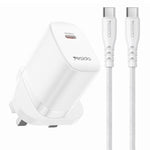 Yesido YC151 PD20W Type-C 충전기 세트 1m Type-C to Type-C 데이터 케이블 포함, YC151