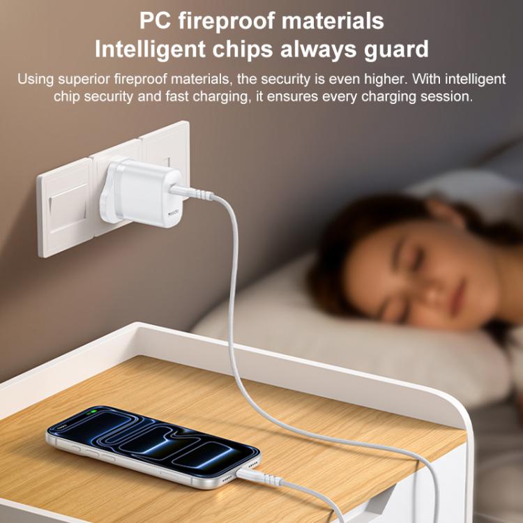 Yesido YC151 PD20W Type-C 충전기 세트 1m Type-C to Type-C 데이터 케이블 포함, YC151