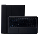 iPad Air 11 2024 / 2025 / Air 4 10.9인치 2020용 프레스드 스킨 텍스처 TPU 분리형 캔디 컬러 블루투스 키보드 보호 케이스, 스탠드, 펜 슬롯 및 터치 포함, T098B-A