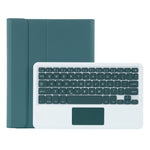iPad Air 11 2024 / 2025 / Air 4 10.9인치 2020용 프레스드 스킨 텍스처 TPU 분리형 캔디 컬러 블루투스 키보드 보호 케이스, 스탠드, 펜 슬롯 및 터치 포함, T098B-A