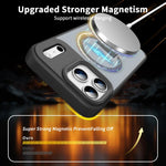 피부 느낌 보이지 않는 킥스탠드 MagSafe 휴대폰 케이스, 아이폰 16e / 17e용, 아이폰 17 프로 맥스용, 아이폰 17 프로용, 아이폰 17용, 아이폰 에어용