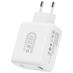 HX119 120W USB 및 Type-C 듀얼 인터페이스 고속 충전기, EU 플러그, UK 플러그, US 플러그