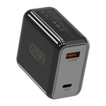 HX119 120W USB 및 Type-C 듀얼 인터페이스 고속 충전기, EU 플러그, UK 플러그, US 플러그
