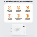HX119 120W USB 및 Type-C 듀얼 인터페이스 고속 충전기, EU 플러그, UK 플러그, US 플러그