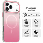캔디 그라데이션 시리즈 3-in-1 하이브리드 자석 휴대폰 케이스, iPhone 15 Pro Max용, iPhone 15 Pro용, iPhone 15 Plus용, iPhone 15용, iPhone 14 Plus용, iPhone 14용, iPhone 14 Pro용, iPhone 14 Pro Max용