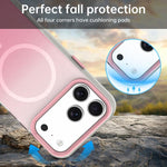 캔디 그라데이션 시리즈 3-in-1 하이브리드 자석 휴대폰 케이스, iPhone 15 Pro Max용, iPhone 15 Pro용, iPhone 15 Plus용, iPhone 15용, iPhone 14 Plus용, iPhone 14용, iPhone 14 Pro용, iPhone 14 Pro Max용