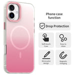 캔디 그라데이션 시리즈 3-in-1 하이브리드 자석 휴대폰 케이스, iPhone 17 Pro Max용, iPhone 17 Pro용, iPhone 17용, iPhone Air용, iPhone 16 Pro Max용, iPhone 16 Pro용, iPhone 16 Plus용, iPhone 16용
