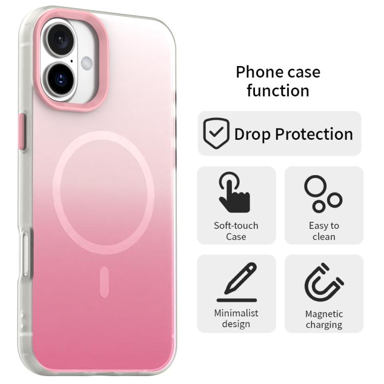 캔디 그라데이션 시리즈 3-in-1 하이브리드 자석 휴대폰 케이스, iPhone 17 Pro Max용, iPhone 17 Pro용, iPhone 17용, iPhone Air용, iPhone 16 Pro Max용, iPhone 16 Pro용, iPhone 16 Plus용, iPhone 16용