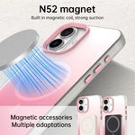 캔디 그라데이션 시리즈 3-in-1 하이브리드 자석 휴대폰 케이스, iPhone 17 Pro Max용, iPhone 17 Pro용, iPhone 17용, iPhone Air용, iPhone 16 Pro Max용, iPhone 16 Pro용, iPhone 16 Plus용, iPhone 16용