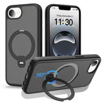 자석 360도 회전 스탠드 에어백 충격 방지 휴대폰 케이스, iPhone 16e / 17e용, iPhone 17 Pro Max용, iPhone 17 Pro용, iPhone 17용, iPhone Air용, iPhone 16 Pro Max용, iPhone 16용