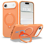 자석 360도 회전 스탠드 에어백 충격 방지 휴대폰 케이스, iPhone 16e / 17e용, iPhone 17 Pro Max용, iPhone 17 Pro용, iPhone 17용, iPhone Air용, iPhone 16 Pro Max용, iPhone 16용