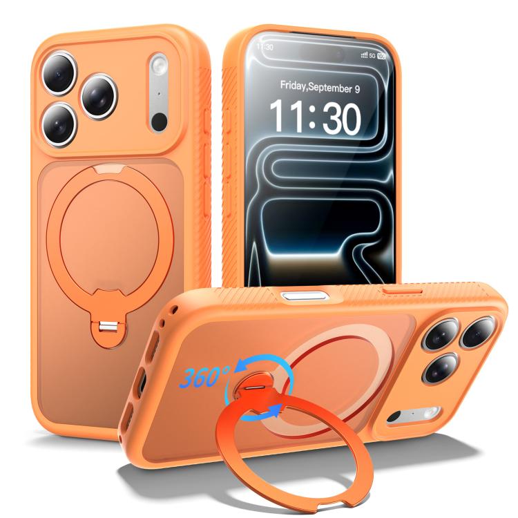 자석 360도 회전 스탠드 에어백 충격 방지 휴대폰 케이스, iPhone 16e / 17e용, iPhone 17 Pro Max용, iPhone 17 Pro용, iPhone 17용, iPhone Air용, iPhone 16 Pro Max용, iPhone 16용