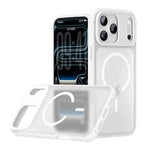 알파 스타일 스킨 느낌 자석 휴대폰 케이스, iPhone 17 Pro Max용, iPhone 17 Pro용