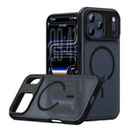 알파 스타일 스킨 느낌 자석 휴대폰 케이스, iPhone 17 Pro Max용, iPhone 17 Pro용